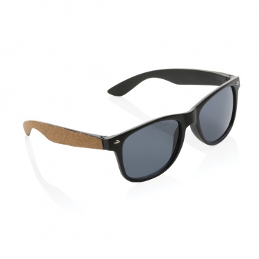 Logotrade promotional merchandise image of: GRS recycled PC plastic sunglasses with cork